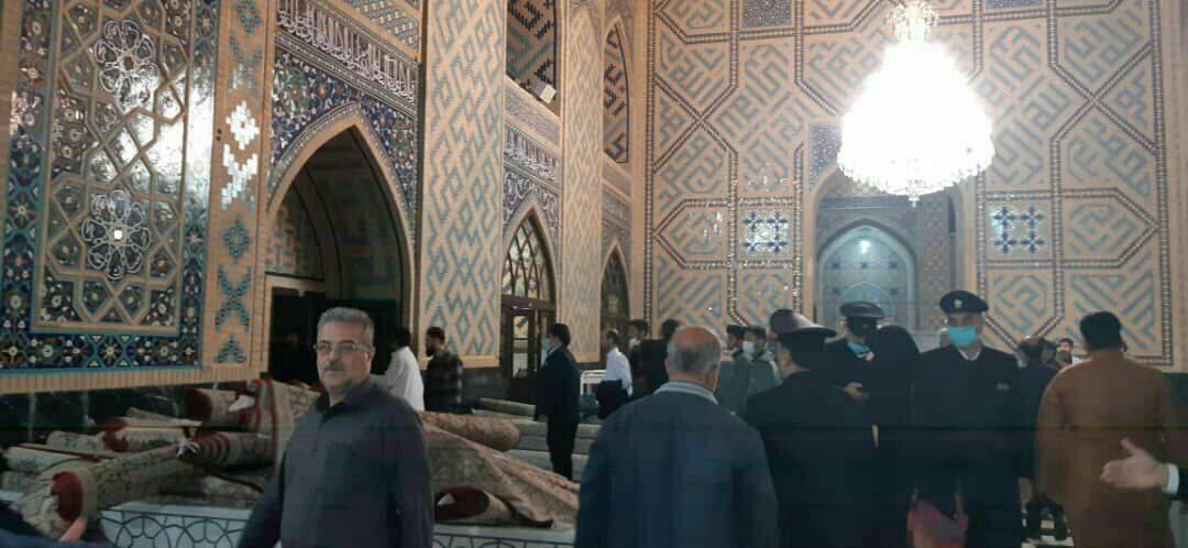 آتش سوزی در مسجد گوهرشاد مشهد مهار شد