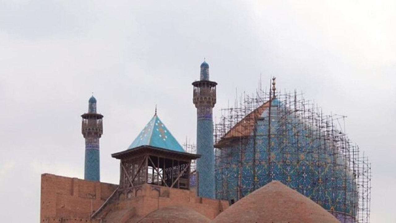 داربست‌های گنبد مسجد امام (ره) پس از ۱۱ سال برداشته می‌شود