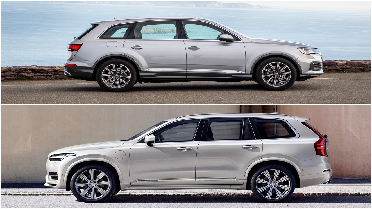 ولوو XC90 2021 در مقابل آئودی Q7 2021 + فیلم
