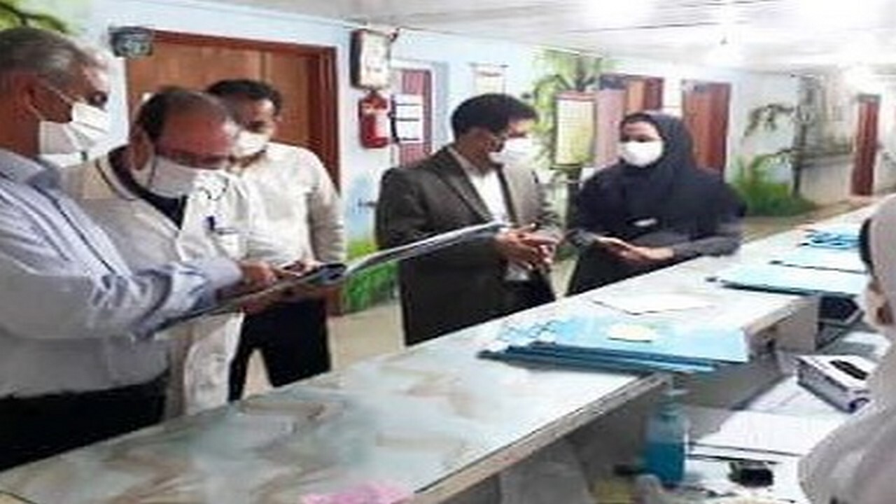 بازدید از بیمارستان شهدای دهلران