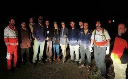 نجات ۷ گردشگر گمشده در مناطق کوهستانی رودبار
