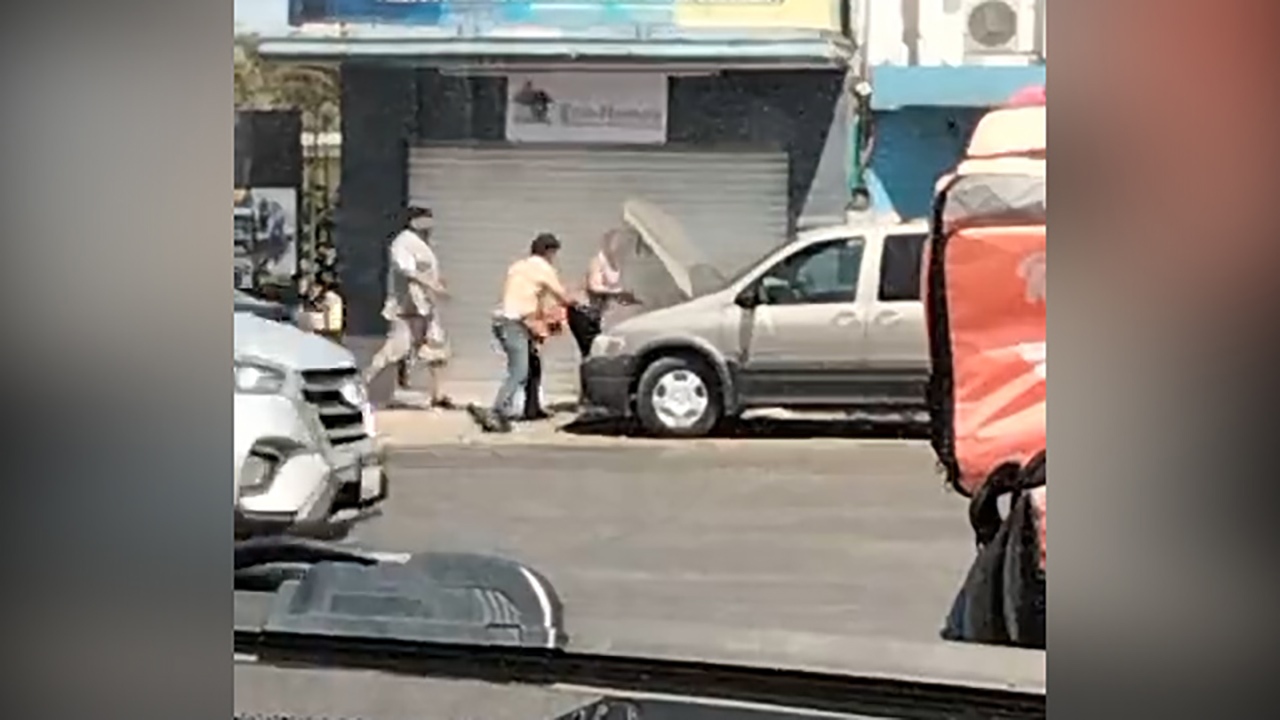 ثبت دو حادثه مجزا در یک قاب + فیلم