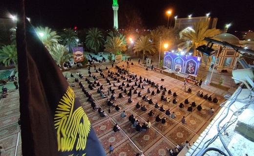 عزاداری مردم در سومین شب قدر