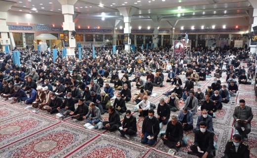 مراسم احیا سومین شب قدر در خراسان شمالی برگزار شد