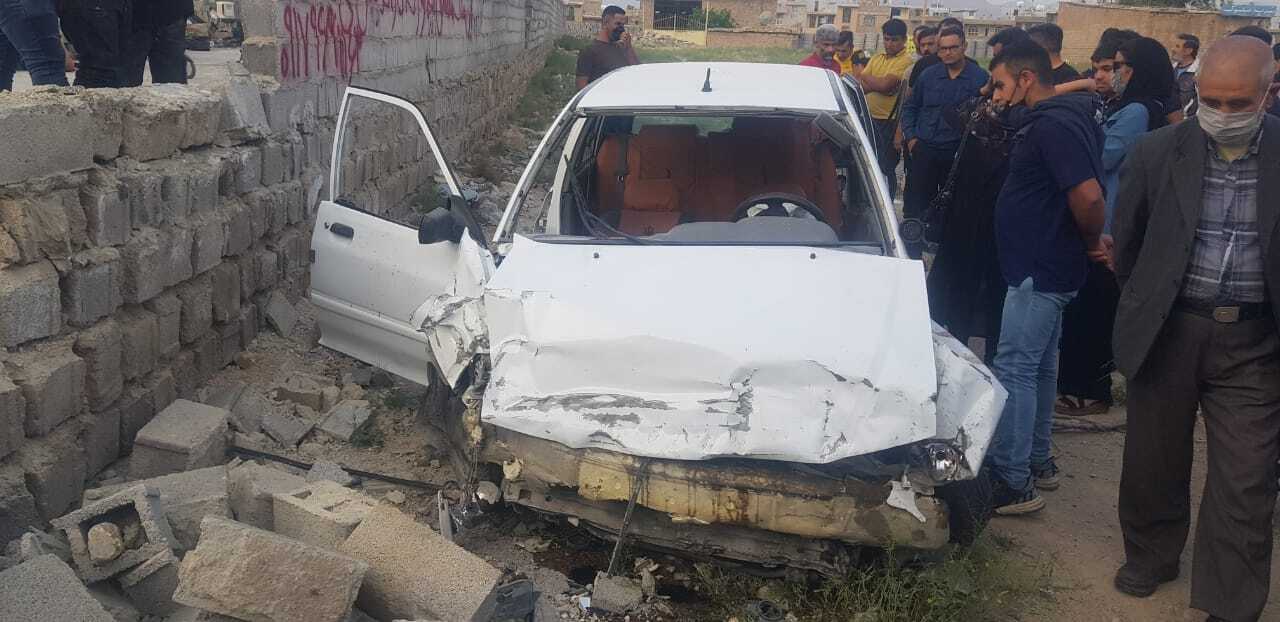 مرگ سرنشین خودرو سواری در حادثه رانندگی