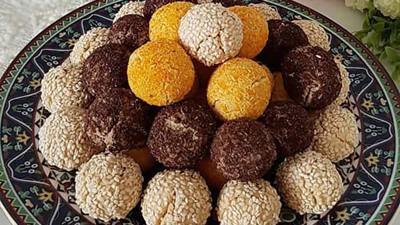 طرز تهیه شیرینی قیطونی + فیلم