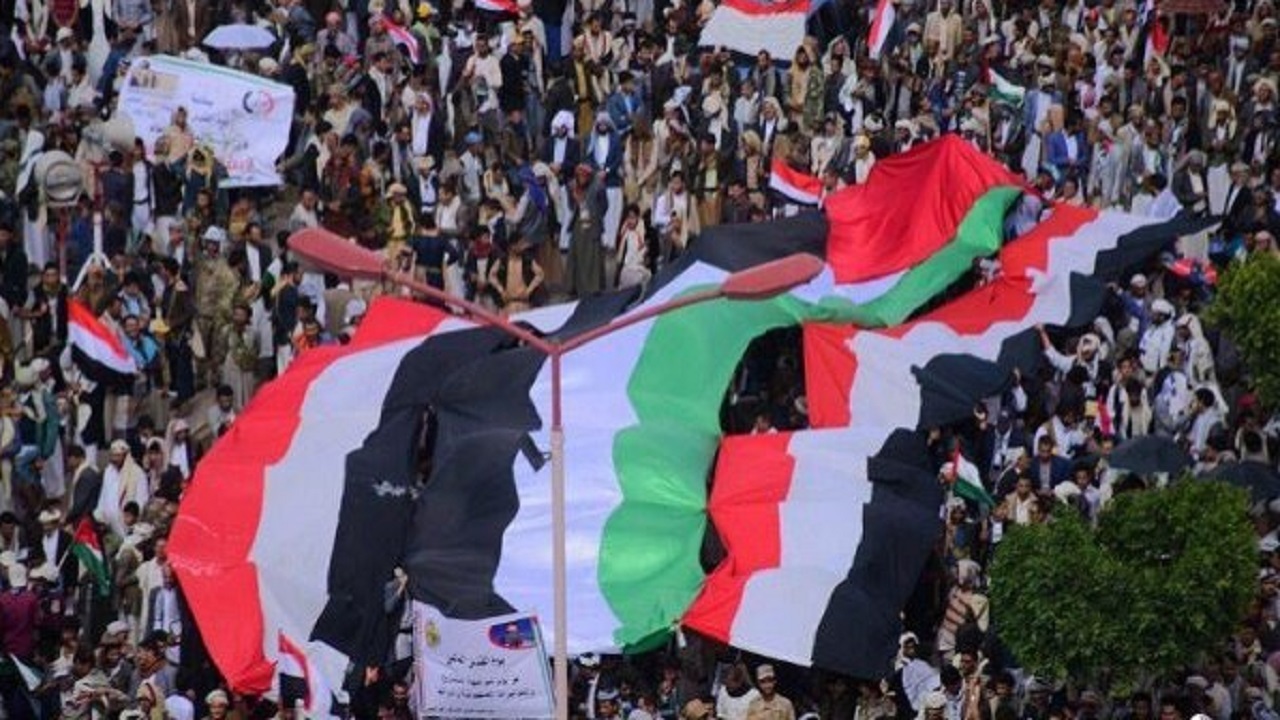 تاکید انصارالله یمن بر ادامه حمایت از فلسطین