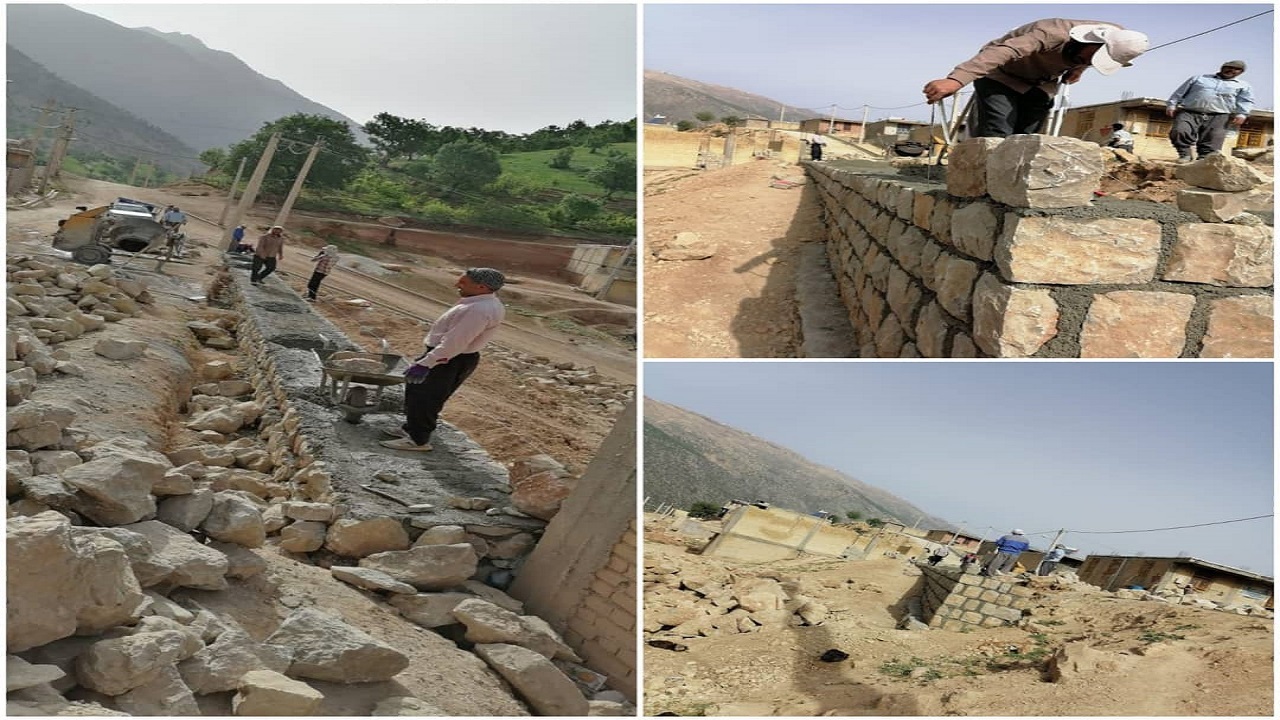 اجرای مرحله اول طرح هادی در روستای لندی