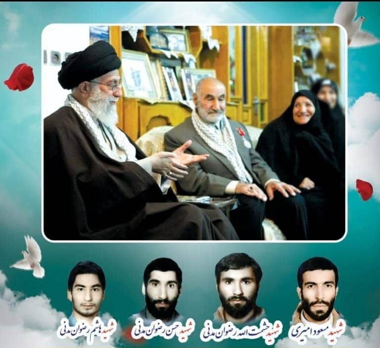 برگزاری مراسم یادبود مادر شهیدان رضوان‌مدنی