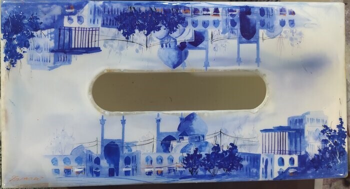 طراحی بر روی سنگ مرمر سه میلیمتری طراحی بر روی سنگ مرمر سه میلیمتری
