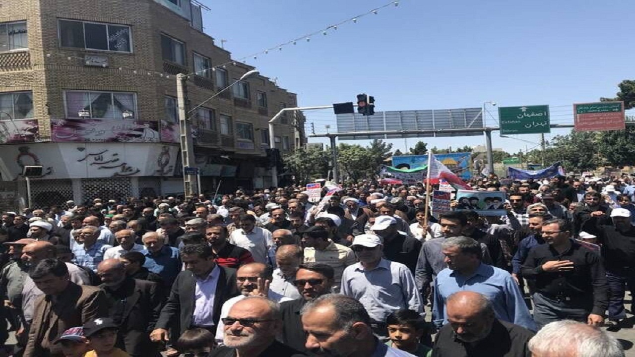 برگزاری راهپیمایی روز قدس در بیش از ۵۰ نقطه استان سمنان