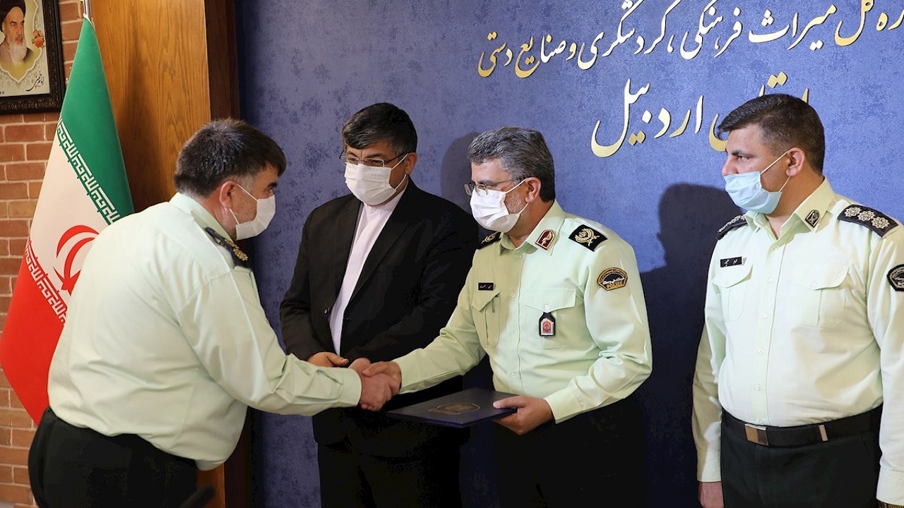 فرمانده یگان حفاظت میراث‌فرهنگی استان اردبیل معرفی شد