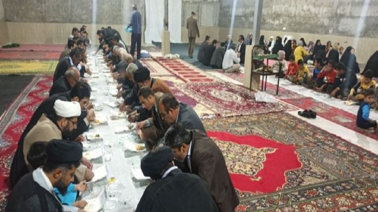 سفره افطاری دفتر رهبری در دیشموک و سرفاریاب