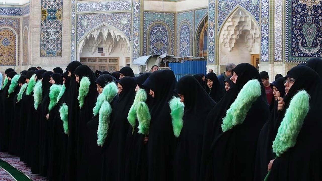 ماجرای خادمی یک زن میانسال در حرم رضوی + فیلم