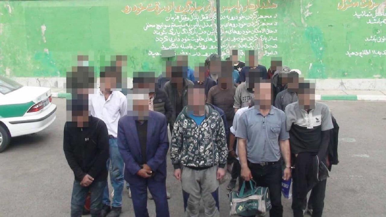 جمع آوری معتادان متجاهر در کرج