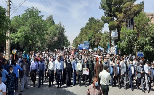 برگزاری راهپیمایی روز جهانی قدس در شهرستان های استان کرمان برگزاری راهپیمایی روز جهانی قدس در شهرستان های استان کرمان