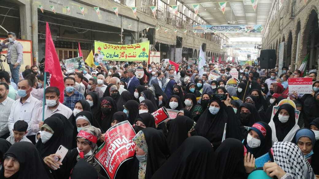 برگزاری راهپیمایی روز جهانی قدس در اهواز