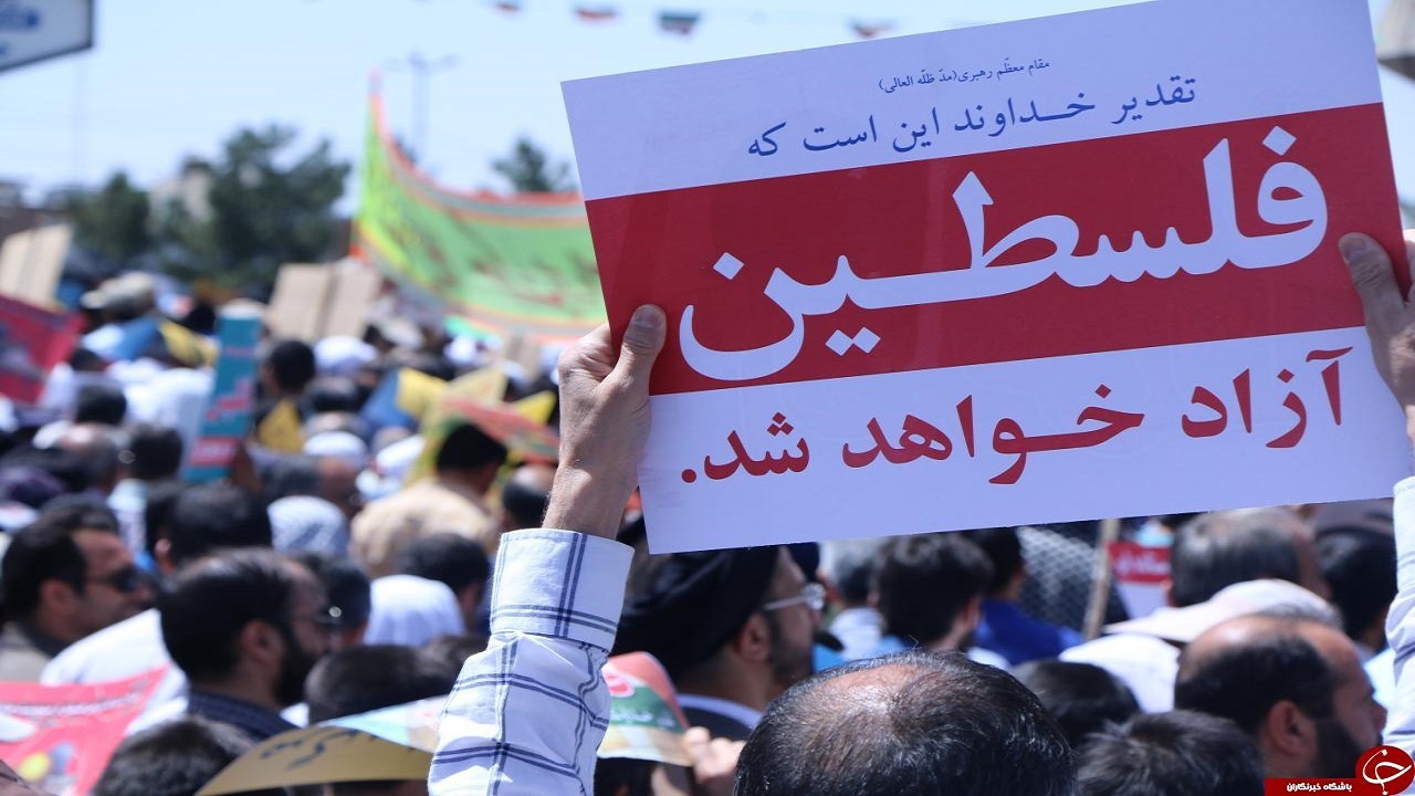 حضور مهاجرین افغانستانی مقیم مشهد در راهپیمایی روز جهانی قدس + فیلم و تصاویر