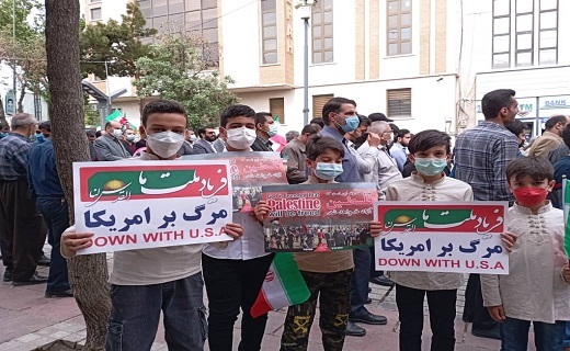 برگزاری راهپیمایی رو جهانی قدس در کردستان + فیلم