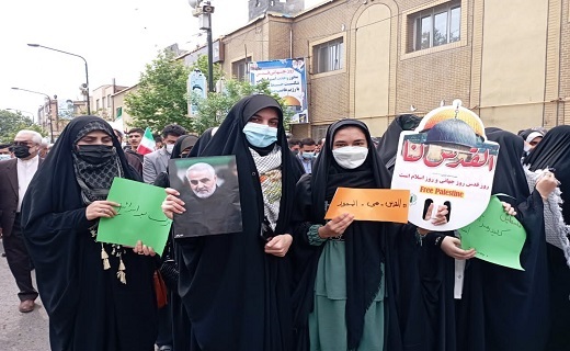 برگزاری راهپیمایی رو جهانی قدس در کردستان + فیلم