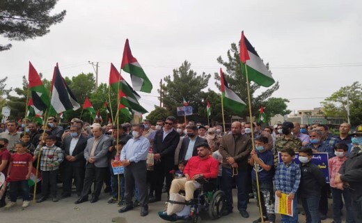 برگزاری راهپیمایی روز جهانی قدس در خراسان شمالی
