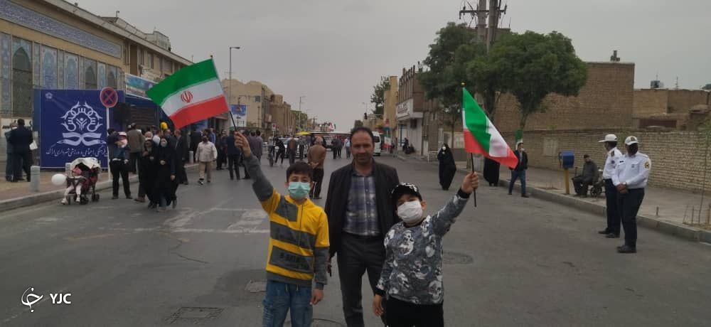 راهپیمایی روز جهانی قدس ۱۴۰۱ در استان مرکزی + تصاویر