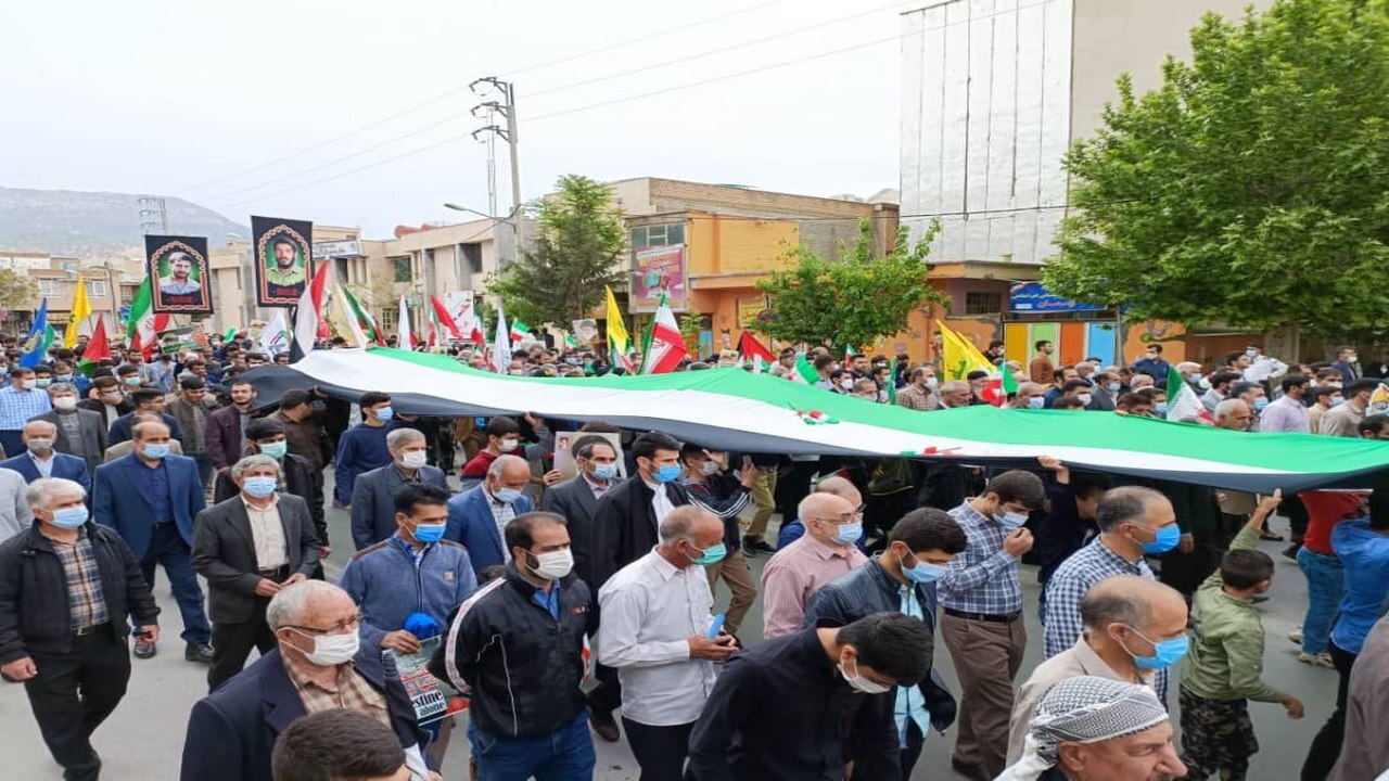 برگزاری راهپیمایی روز جهانی قدس در ایلام + عکس