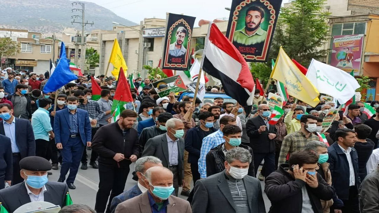 برگزاری راهپیمایی روز جهانی قدس در ایلام + عکس