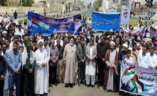 برگزاری راهپمایی روز قدس درسیستان وبلوچستان + فیلم و تصاویر