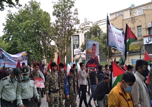مراسم راهپیمایی روز جهانی قدس در کرمانشاه