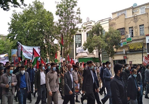 مراسم راهپیمایی روز جهانی قدس در کرمانشاه