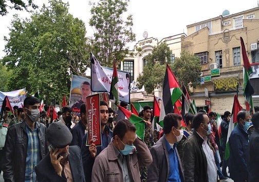 مراسم راهپیمایی روز جهانی قدس در کرمانشاه