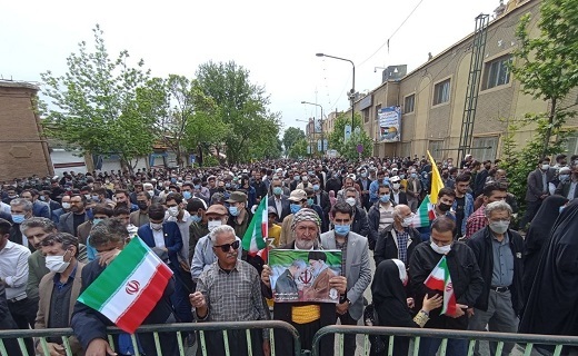 برگزاری راهپیمایی رو جهانی قدس در کردستان + فیلم و تصاویر
