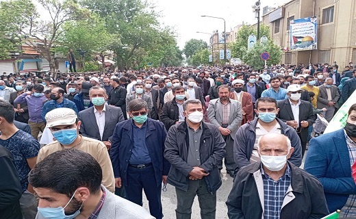 برگزاری راهپیمایی رو جهانی قدس در کردستان + فیلم و تصاویر