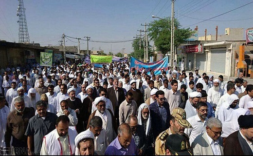 برگزاری راهپیمایی روز قدس درسیستان وبلوچستان + فیلم و تصاویر