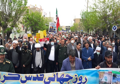 راهپیمایی روز جهانی قدس در آذربایجان غربی