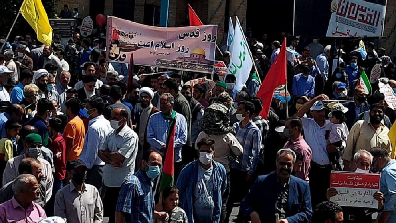 راهپیمایی روز جهانی قدس در استان یزد به روایت تصویر