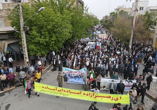 راهپیمایی روز جهانی قدس در آذربایجان غربی