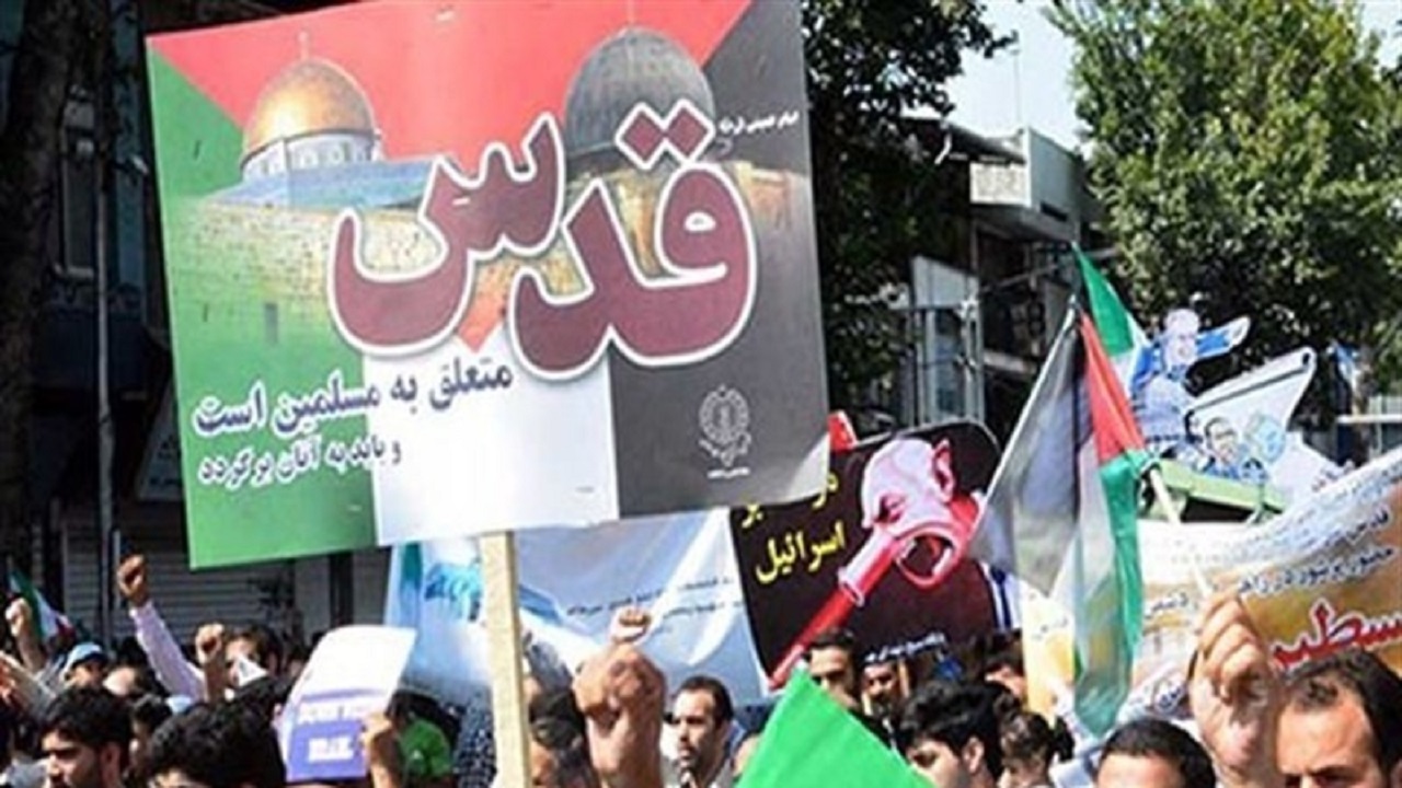 برگزاری مراسم روز قدس در چابهار به روایت تصاویر