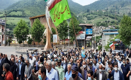 طنین انداز شدن فریاد آزادی قدس در مازندران