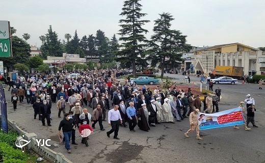 طنین انداز شدن فریاد آزادی قدس در مازندران