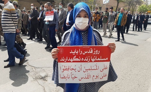 برگزاری راهپیمایی روز جهانی قدس در اردبیل