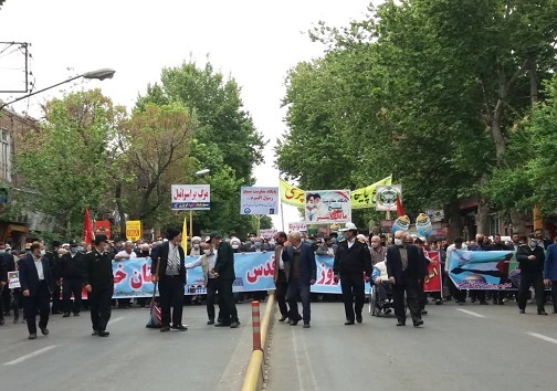 راهپیمایی روز جهانی قدس در آذربایجان غربی