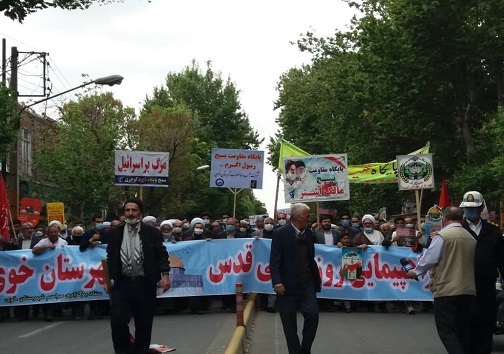 راهپیمایی روز جهانی قدس در آذربایجان غربی
