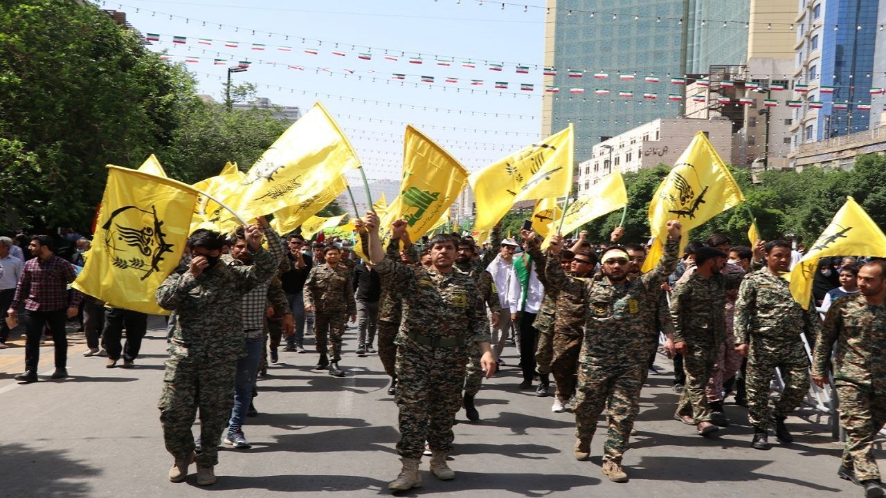 حضور رزمندگان فاطمیون در راهپیمایی روز جهانی قدس + تصاویر