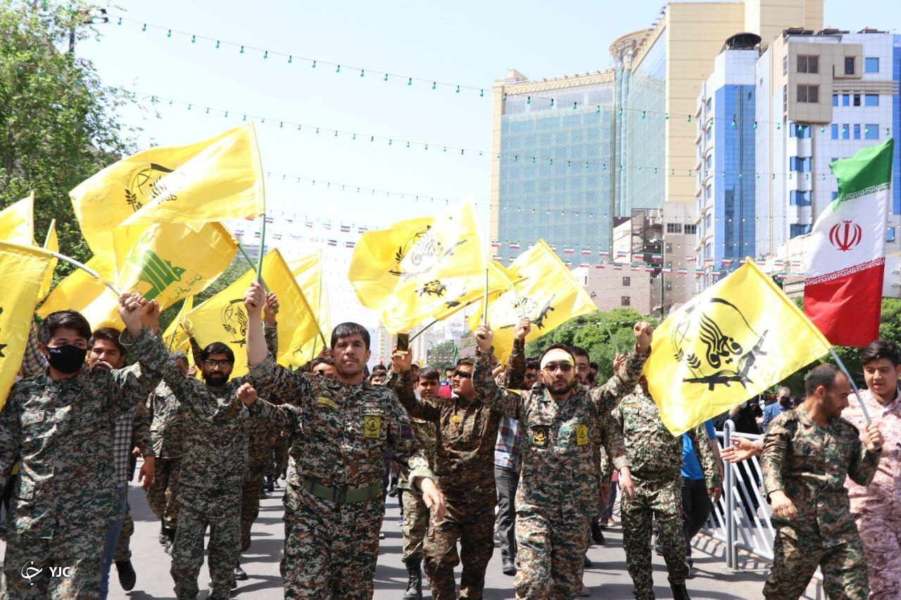 حضور رزمندگان فاطمیون در راهپیمایی روز جهانی قدس + تصاویر