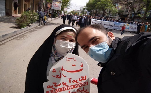 برگزاری راهپیمایی روز جهانی قدس در اردبیل + تصاویر