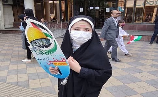 برگزاری راهپیمایی روز جهانی قدس در اردبیل + تصاویر