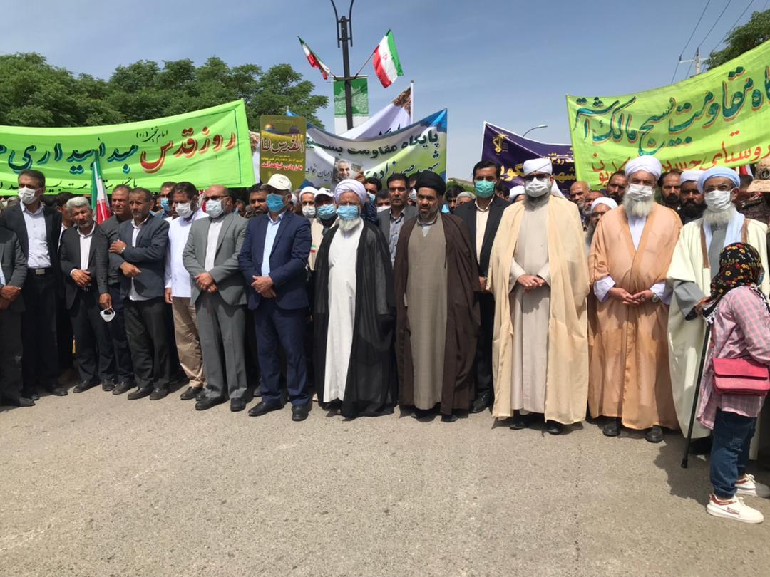 برگزاری راهپیمایی روز جهانی قدس در مشهد+ فیلم و تصاویر