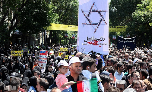 فریاد مرگ برآمریکا و مرگ بر اسرائیل مردم آذربایجان شرقی در روز جهانی قدس
